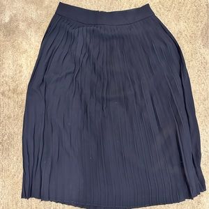 J.Crew Factory pleated midi skirt